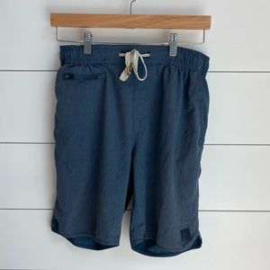 Mens blue board shorts